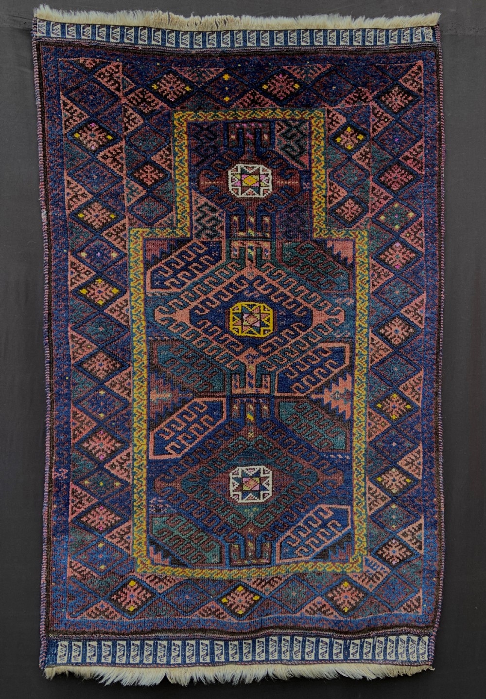Antique Prayer-Rug, Timuri Tribes, Borderlands of Eastern Persia / Western Afghanistan.