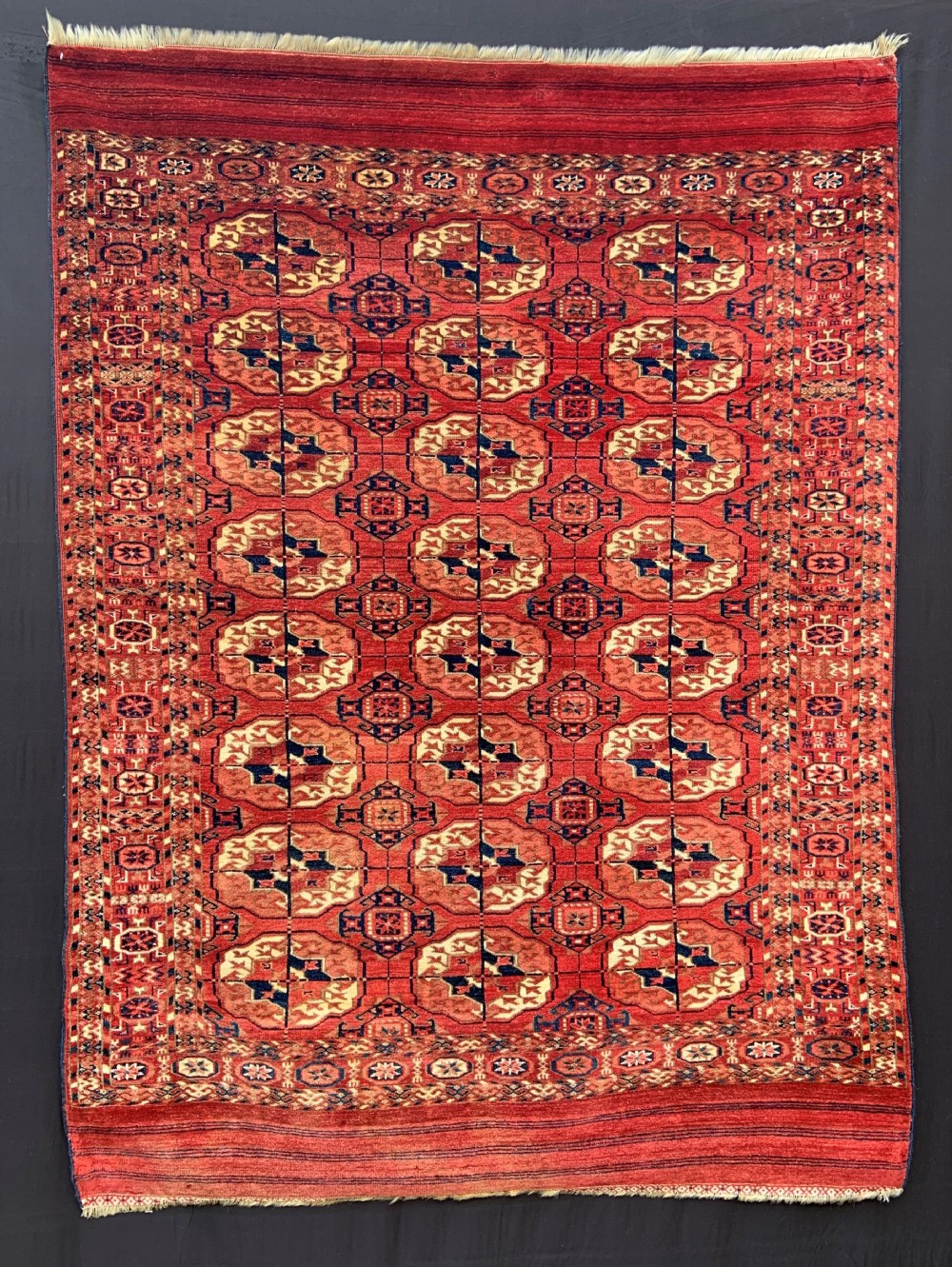 Antique Turkmen Wedding Rug, Merv Oasis, Turkmenistan.