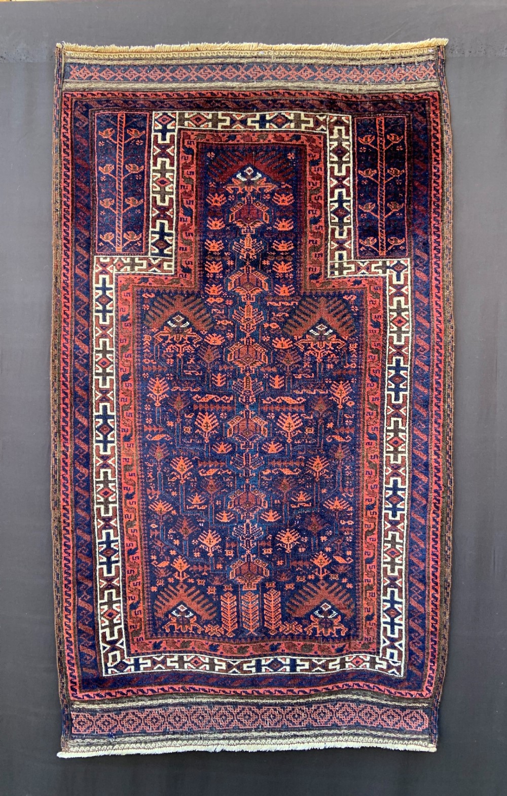 Antique Prayer-Rug, Timuri Tribes, Borderlands of Eastern Persia / Western Afghanistan.