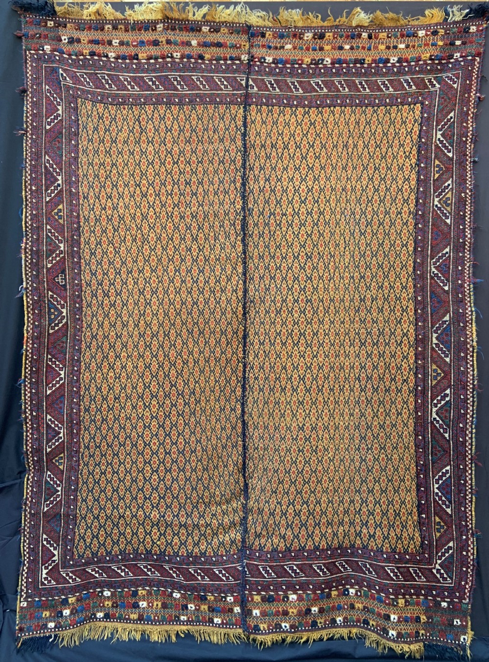 Antique Soumak Flat-Weave, Afshar Nomads, Kerman Province, Southern Persia.