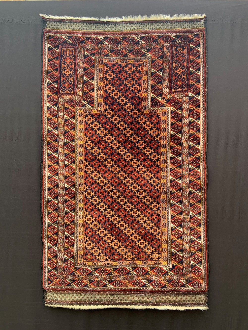 Antique Prayer-Rug, Timuri - Salar Khani Tribe, Borderlands of Eastern Persia/Western Afghanistan.