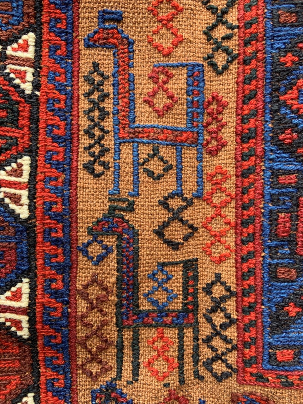 Antique Bread Sofreh, Afshar Nomads, Kerman Province, Southern Persia. View III