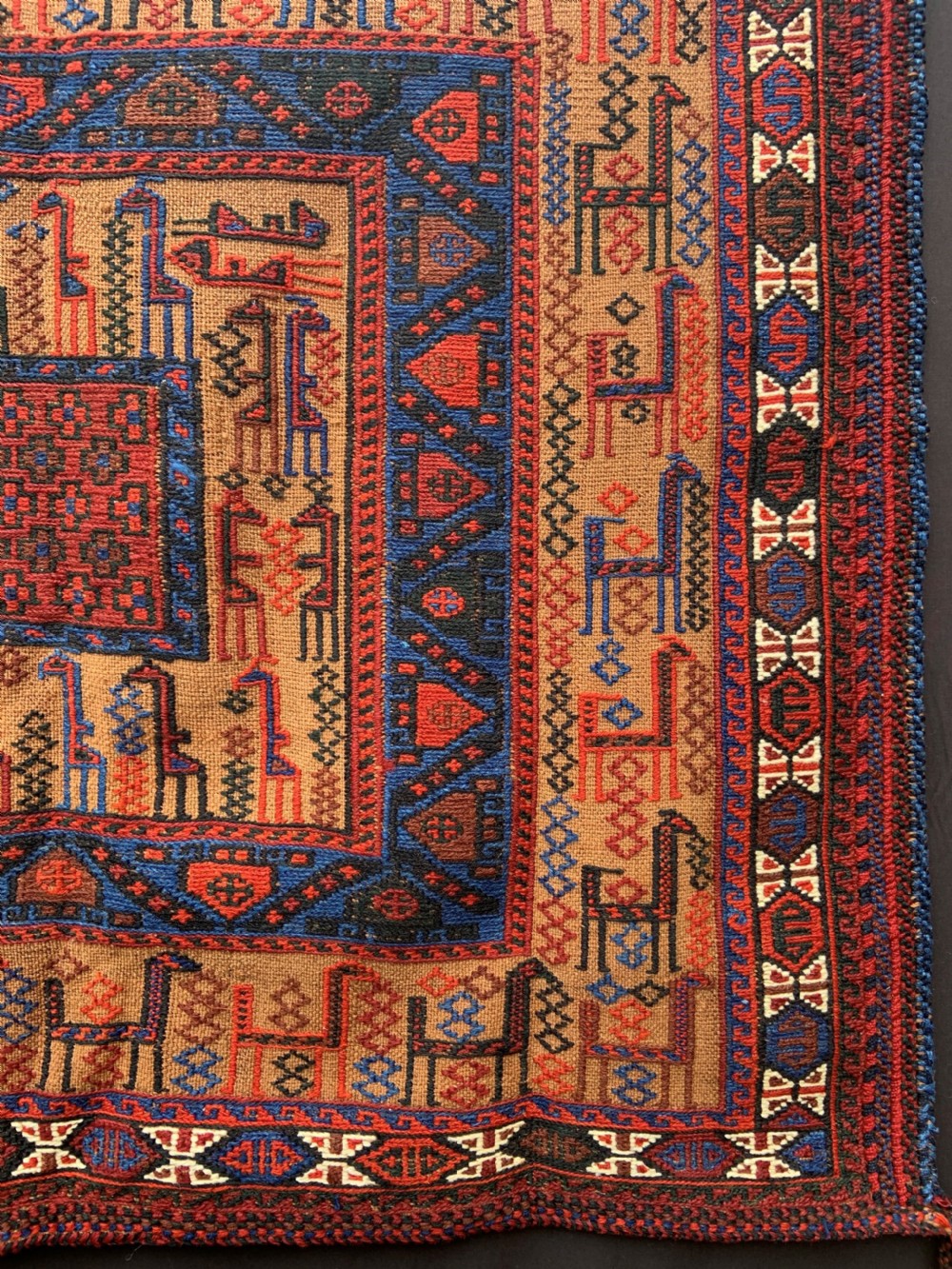 Antique Bread Sofreh, Afshar Nomads, Kerman Province, Southern Persia. View V