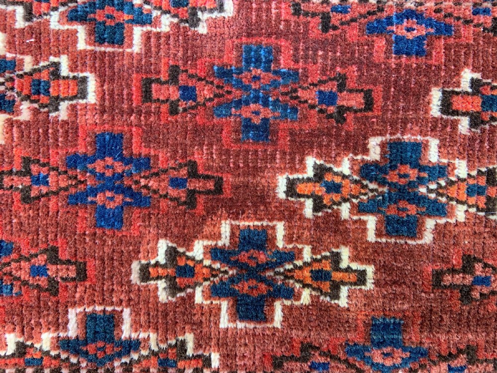 Antique Turkmen Mafrash, Yomut Tribe, Trans-Caspian Steppes, Turkmenistan, Central Asia. View III