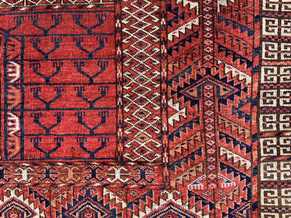 Antique Turkmen Engsi, Teke Tribe, Merv Oasis, Turkmenistan, Central Asia. View V