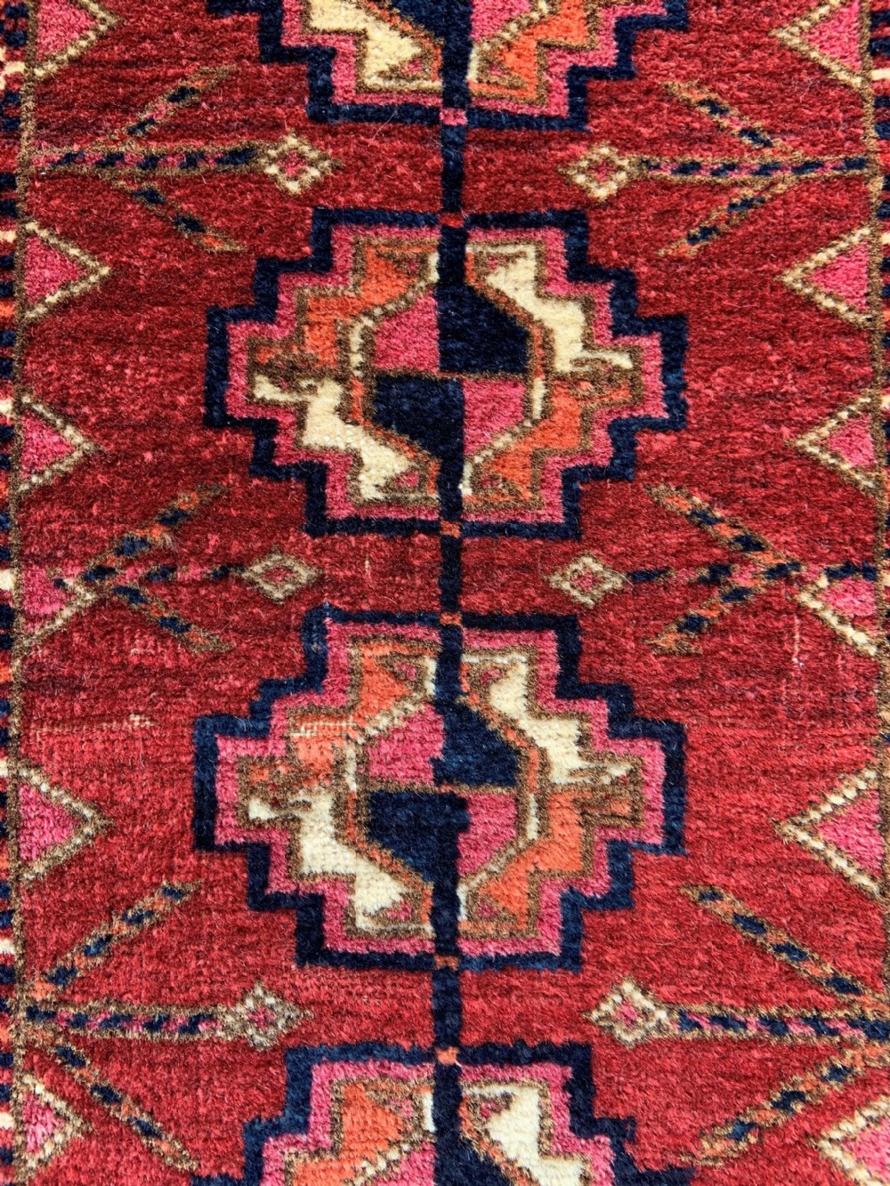 Antique Turkmen Wedding Rug, Teke Tribes, Akhal Oasis, Turkmenistan, Central Asia. View III