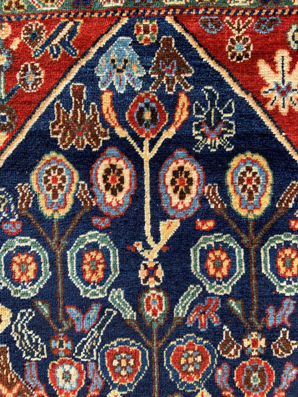Antique Qashqa'i Rug, Kashkuli Tribe, Fars Province, South-West Persia. View VII