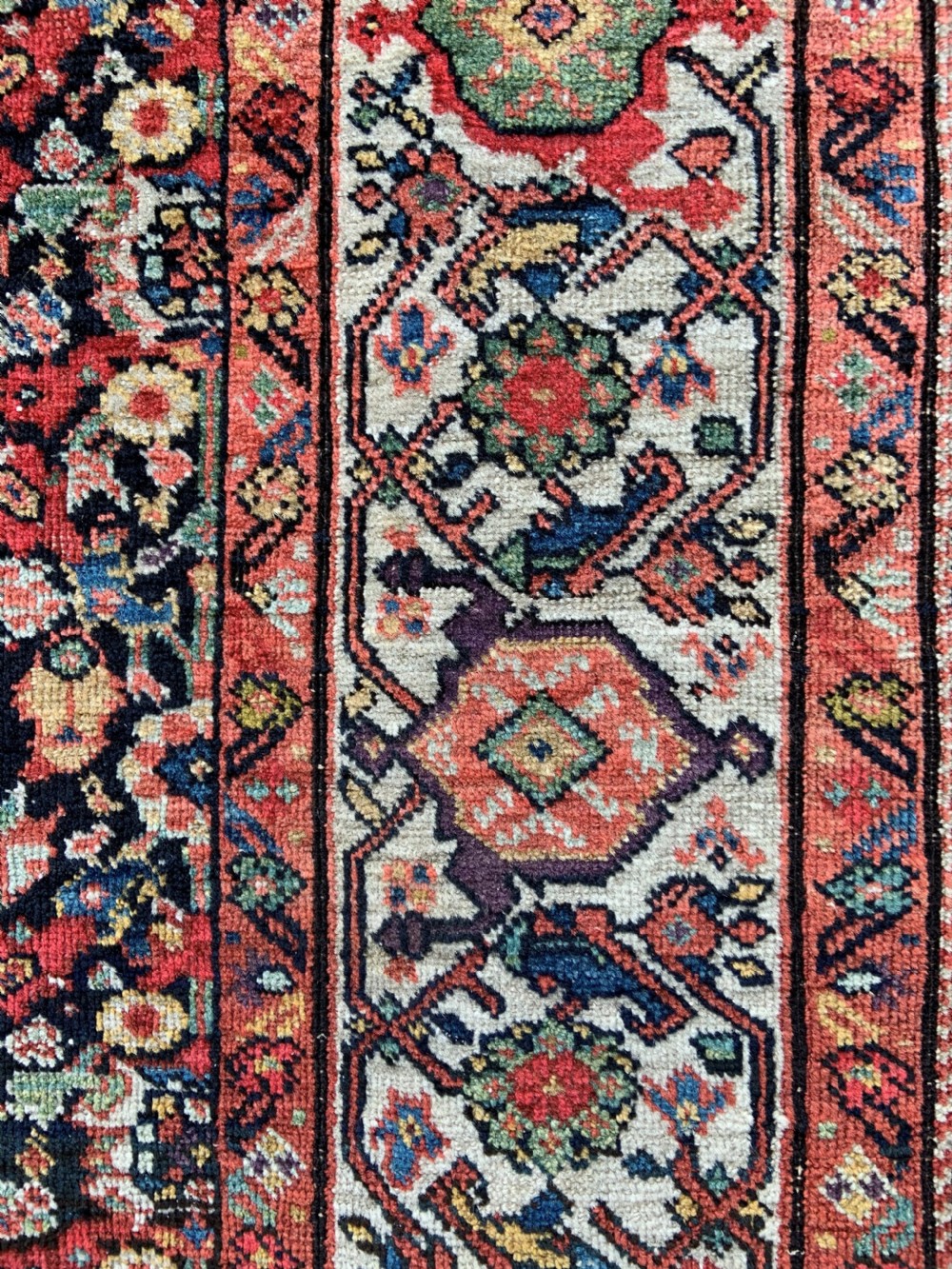 Antique Feraghan Rug, Feraghan, North-West Persia. View VI