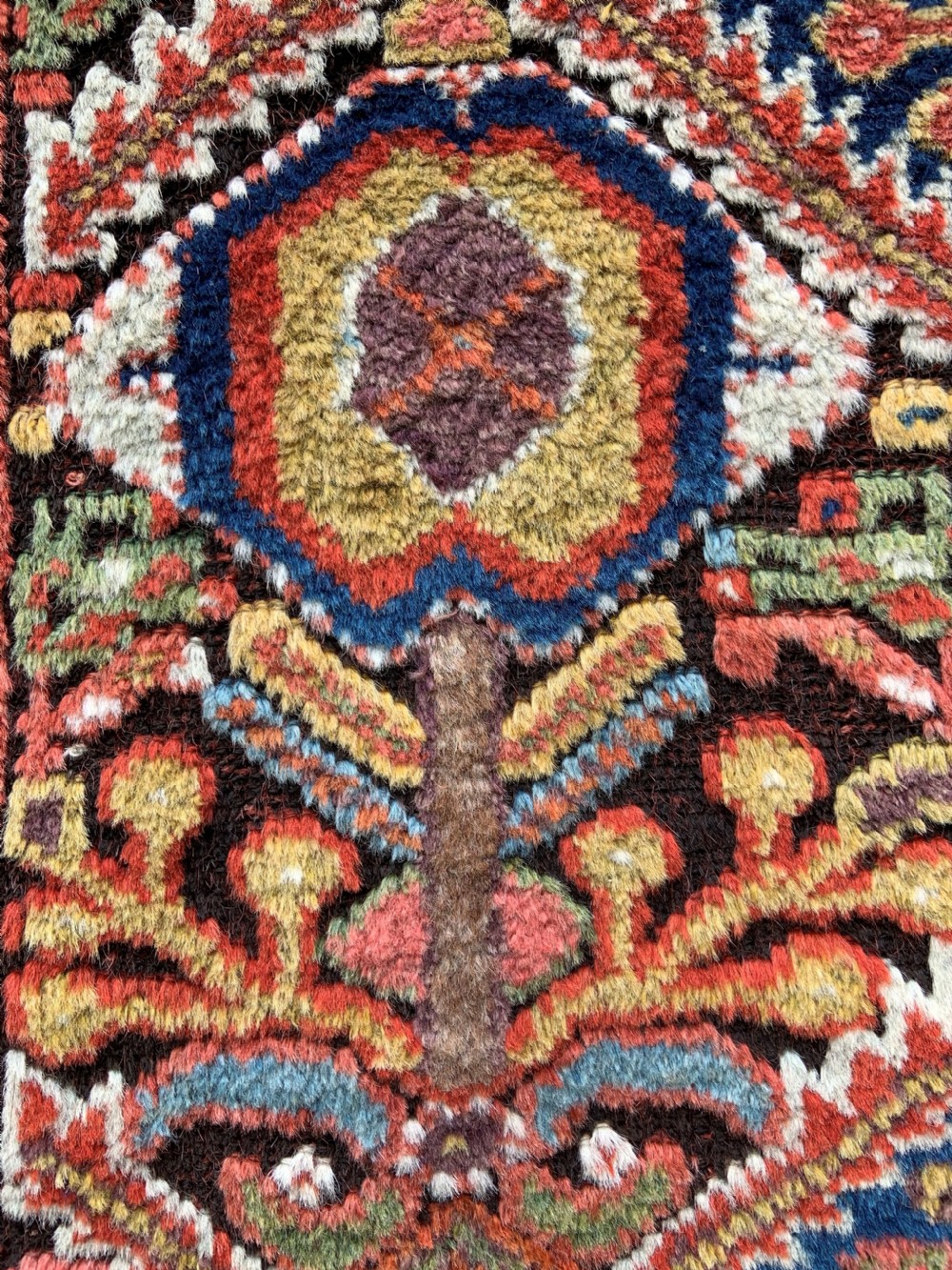 Antique Kurdish Rug, Sa'uj Bulagh, Eastern Kurdistan. View VII
