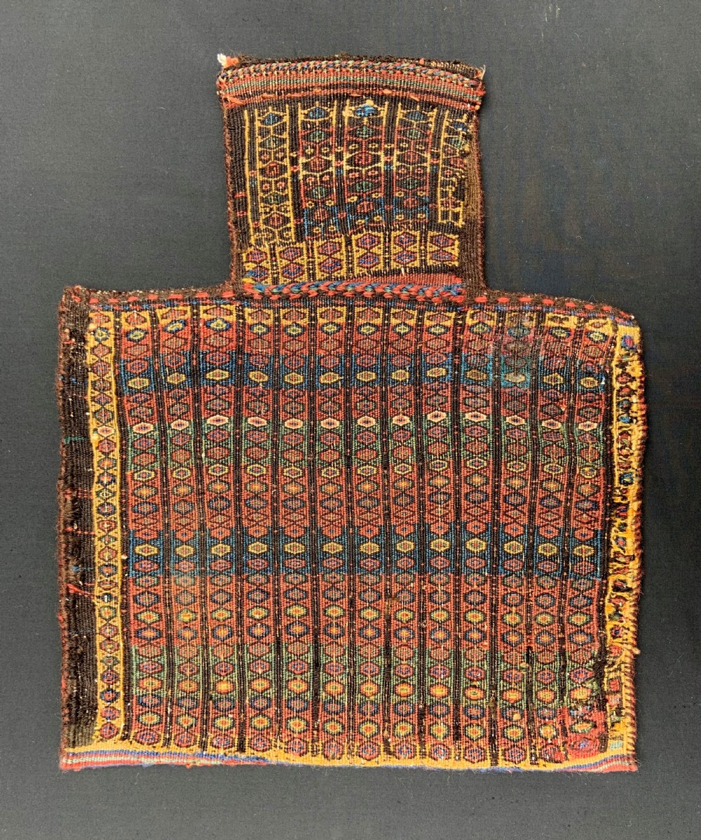 Rare Antique Salt-Bag, Afshar Nomads of Kerman Province, Southern Persia.