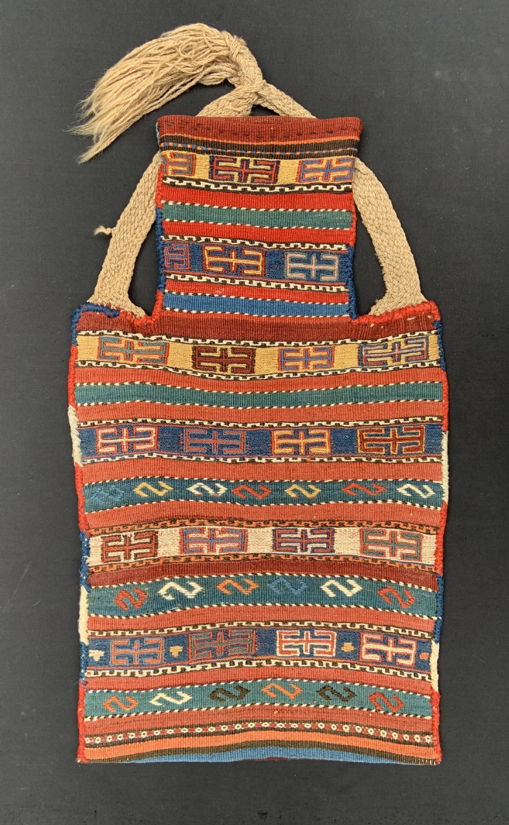 Antique Salt-Bag, Shahsevan Nomads of Hashtrud, North-West Persia.