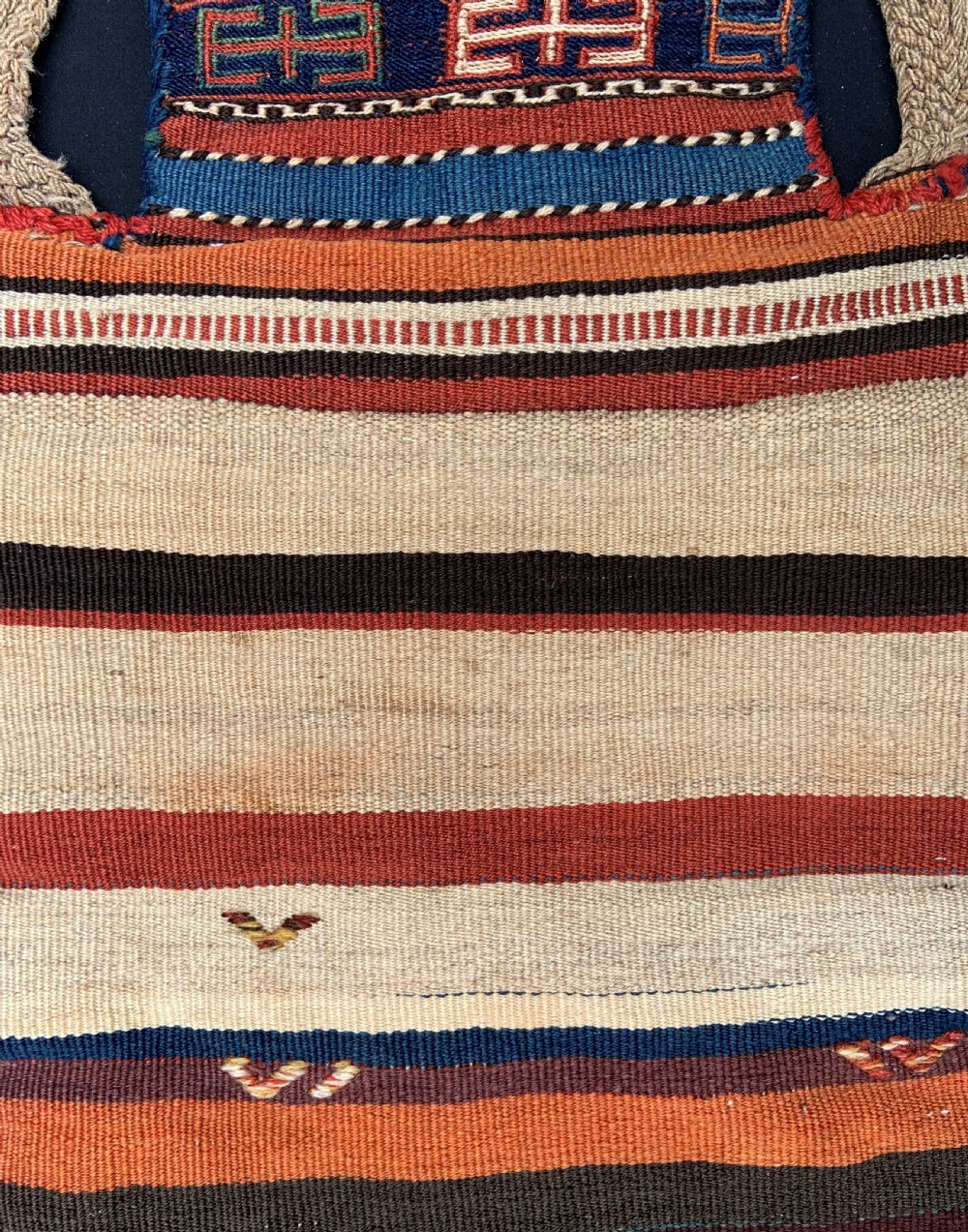 Antique Salt-Bag, Shahsevan Nomads of Hashtrud, North-West Persia. View V