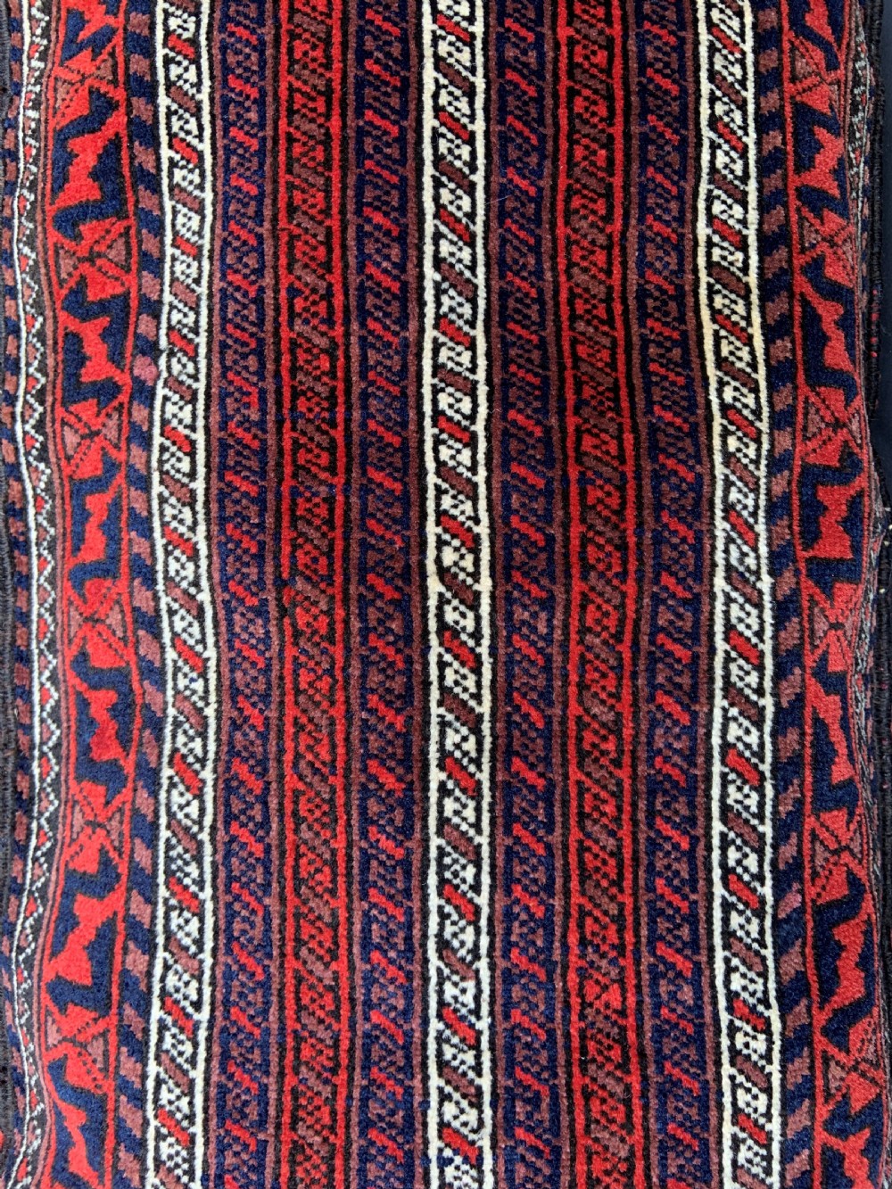 Antique Balisht (pillow-bag), Baluch Tribes, Khorassan, North-East Persia. View II