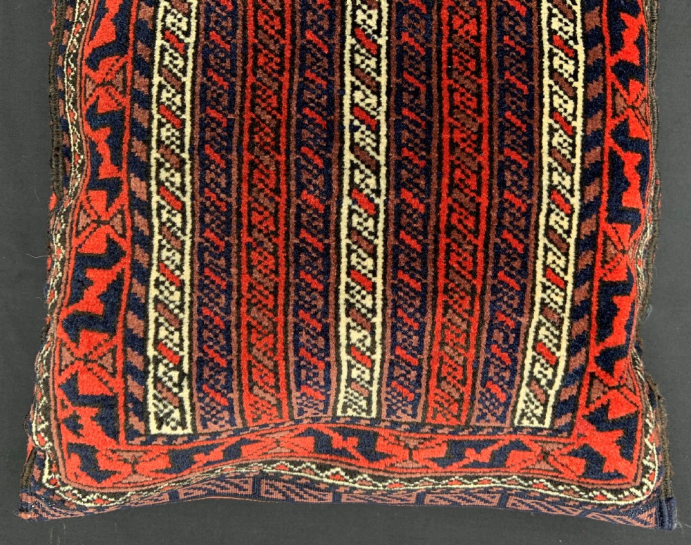 Antique Balisht (pillow-bag), Baluch Tribes, Khorassan, North-East Persia. View III