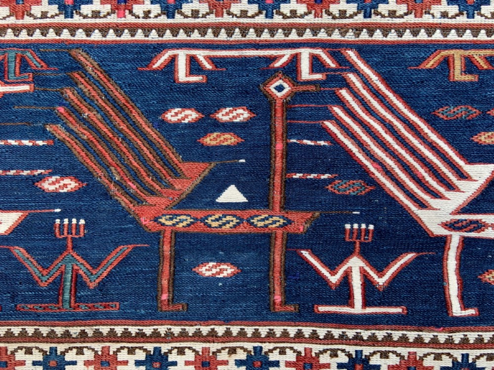 Antique Mafrash Panel, Shahsevan Nomads, Moghan Region, Azerbaijan. View IV