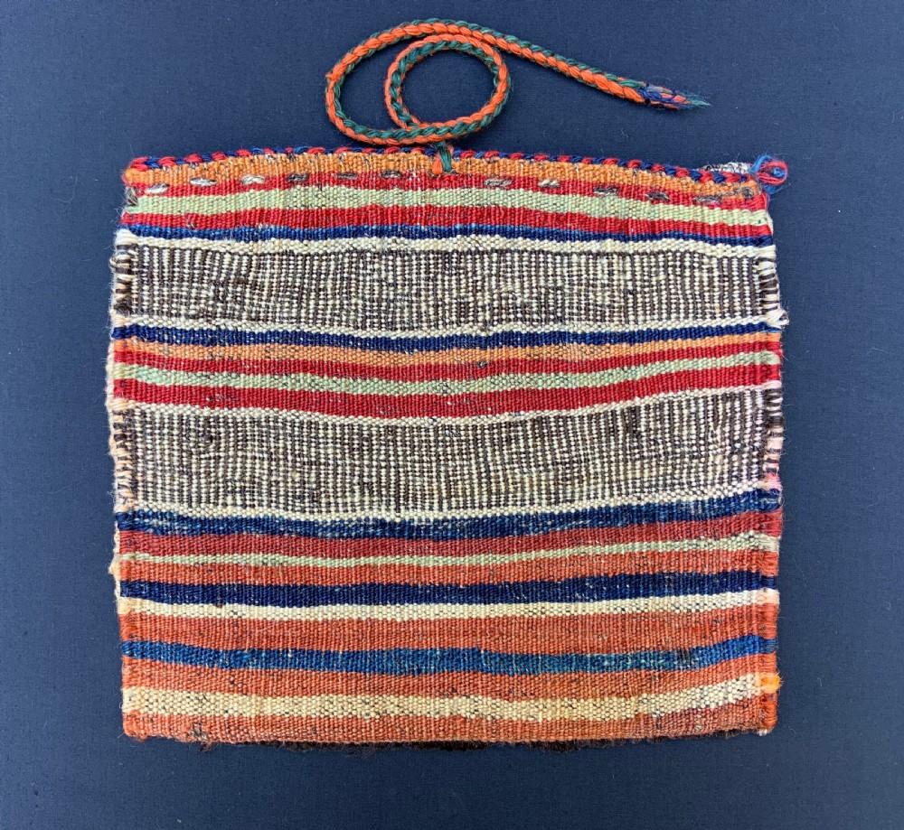 Antique Vanity-Bag, Afshar Nomads, Kerman Province, Southern Persia. View III