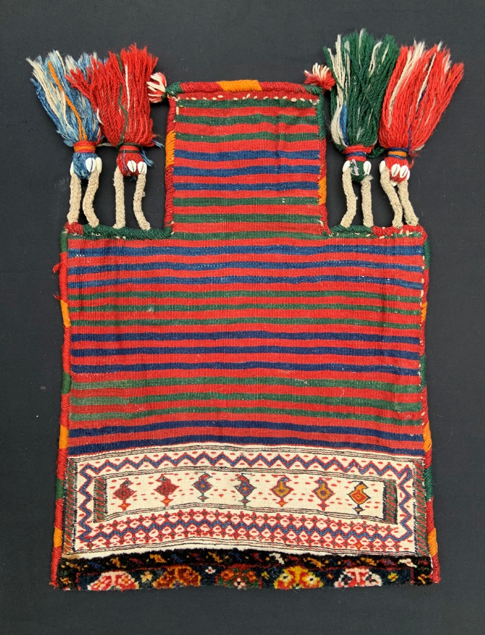 Antique Salt-Bag, Bakhtiari Nomads, The Chahar Mahal Region, Western Persia. View II