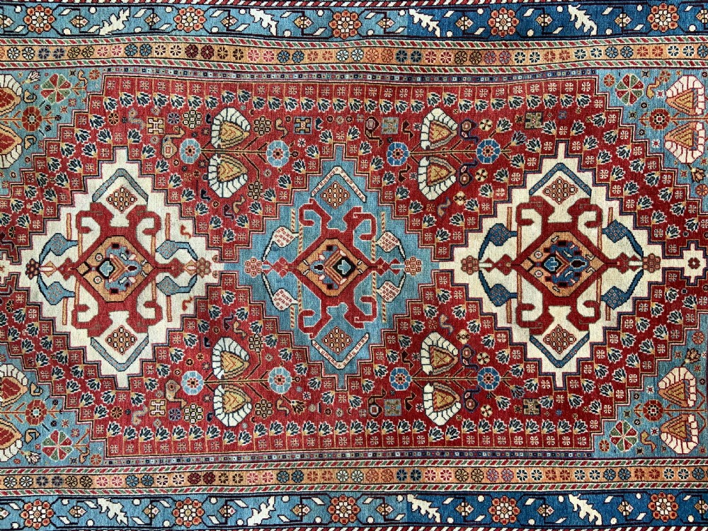 Antique Qashqa'i Tribal Rug, Fars Province, South-West Persia. View II