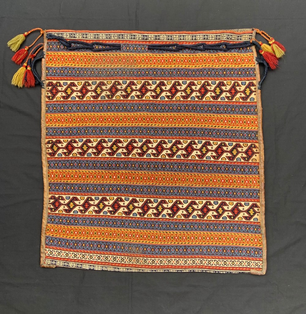 Antique Storage-Bag, Qashqa'i Tribes, Fars Province, South-West Persia.