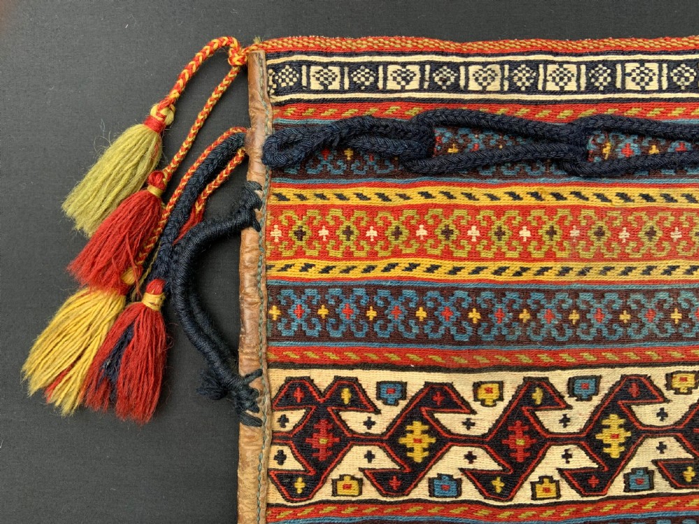 Antique Storage-Bag, Qashqa'i Tribes, Fars Province, South-West Persia. View II