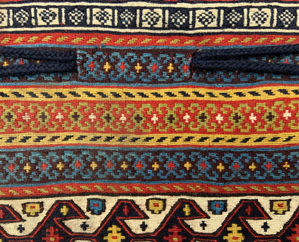 Antique Storage-Bag, Qashqa'i Tribes, Fars Province, South-West Persia. View III