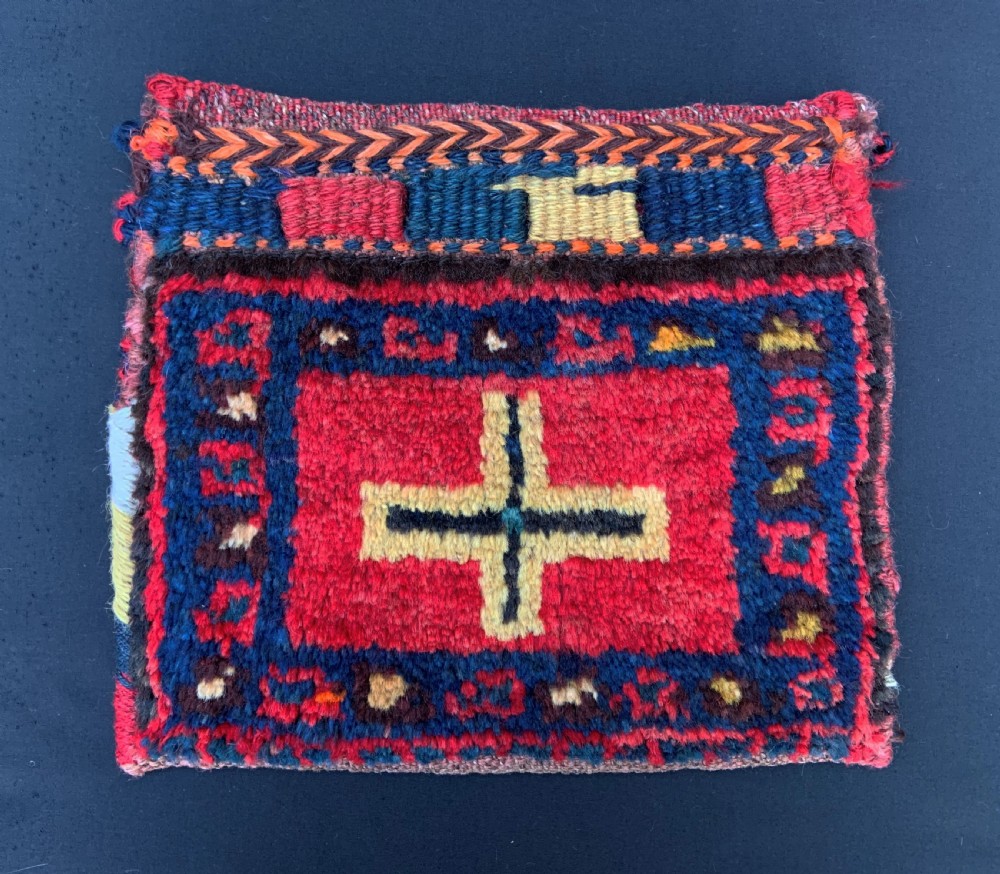 Antique Vanity-Bag, Luri Nomads, Luristan, Western Persia.