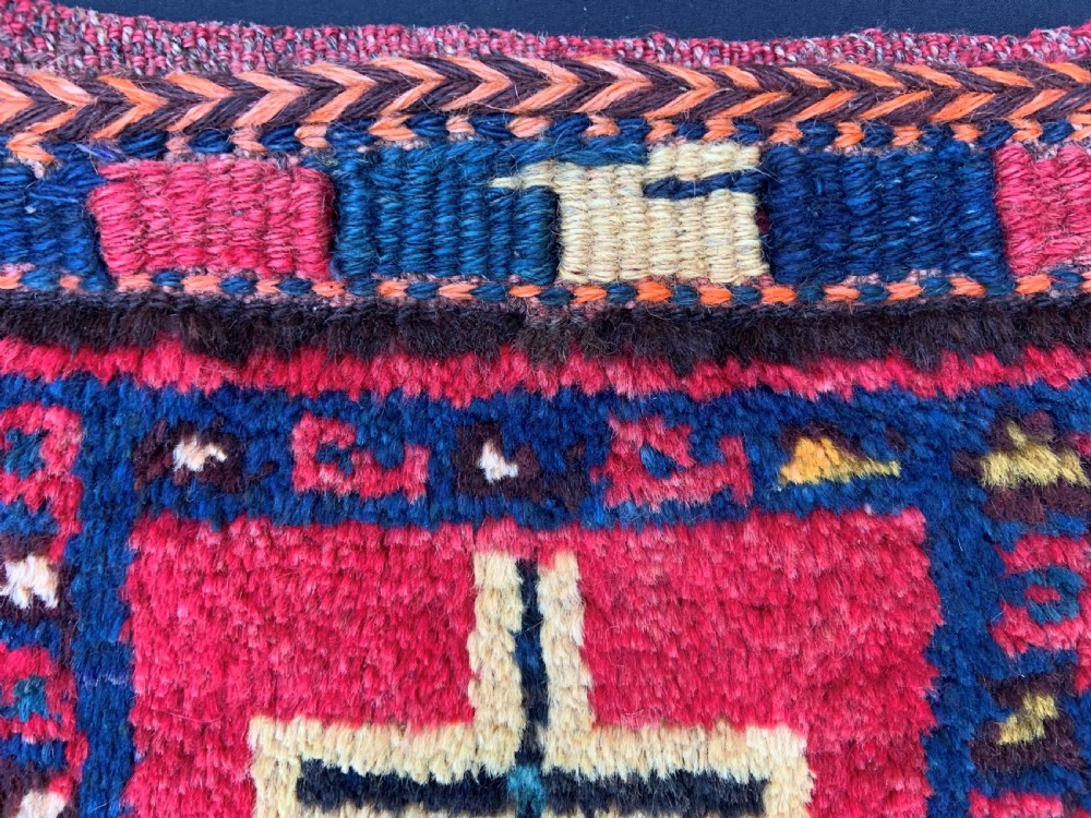 Antique Vanity-Bag, Luri Nomads, Luristan, Western Persia. View II