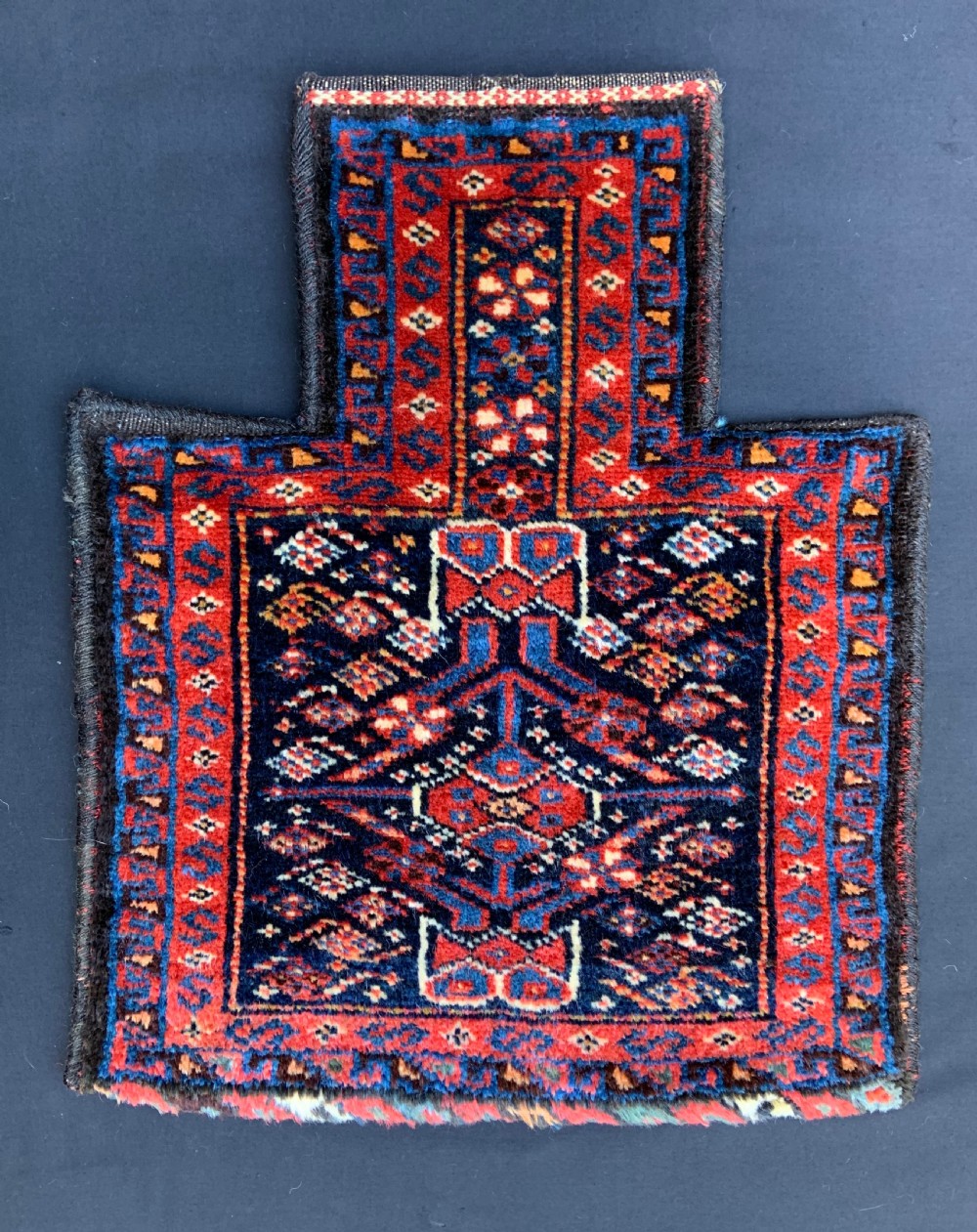 Antique Salt-Bag, Bakhtiari Nomads, The Chahar Mahal, Western Persia.