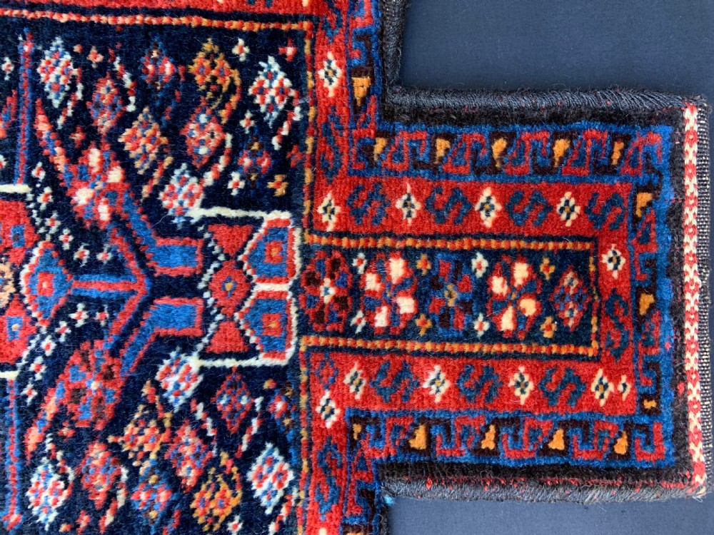Antique Salt-Bag, Bakhtiari Nomads, The Chahar Mahal, Western Persia. View II