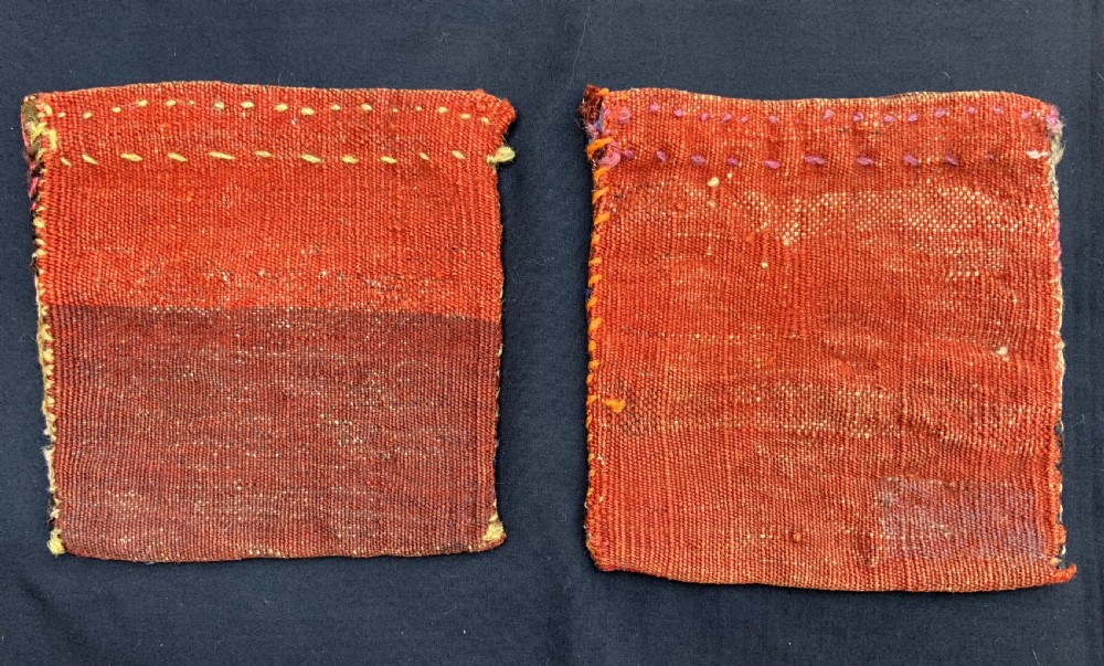 Antique Pair of Vanity-Bags, Shahsevan Nomads, Moghan Region, Azerbaijan. View V