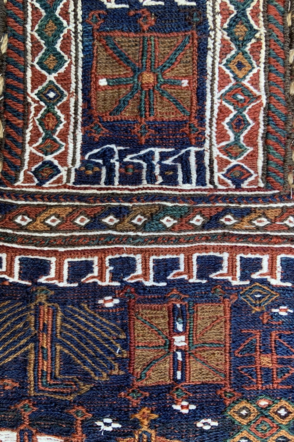 Antique Salt-Bag, Bakhtiari Nomads, The Chahar Mahal, Western Persia. View II