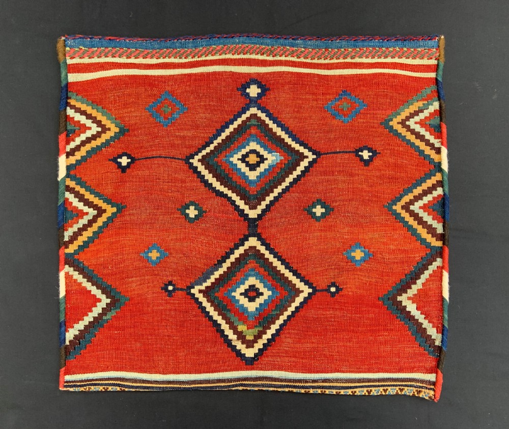 Antique Storage-Bag, Qashqa'i Nomads, Fars Province, South-West Persia.