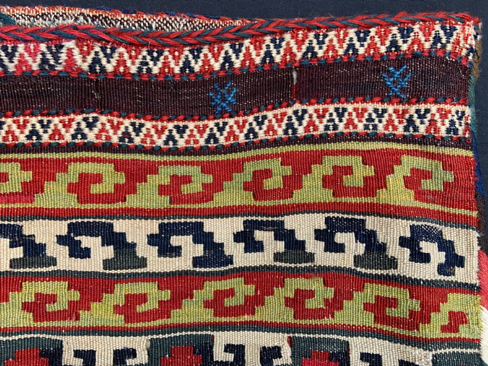 Antique Storage-Bag, Qashqa'i Nomads, Fars Province, South-West Persia. View IV