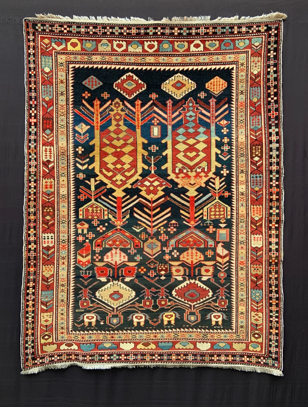 Antique Shirvan Rug, Shirvan, Eastern Caucasus.