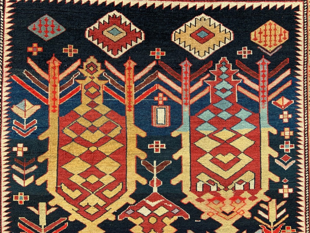 Antique Shirvan Rug, Shirvan, Eastern Caucasus. View IV