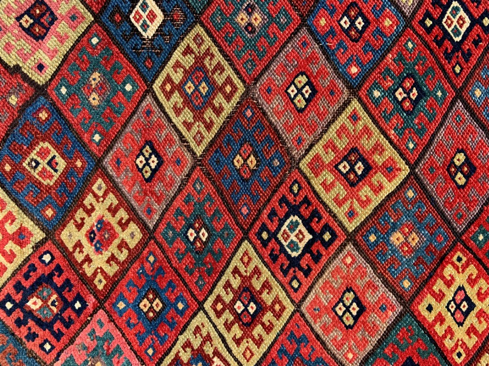 Antique Half Saddle-Bag Face, Kurdish - Jaf Tribes, Kurdistan. View II