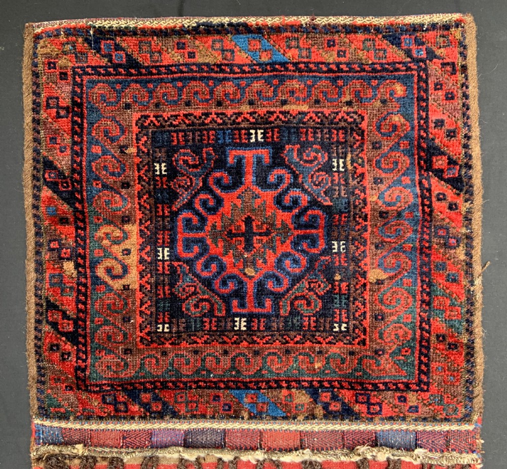 Antique Saddle-Bags, Timuri Tribes, Borderlands of Eastern Persia/Western Afghanistan. View III