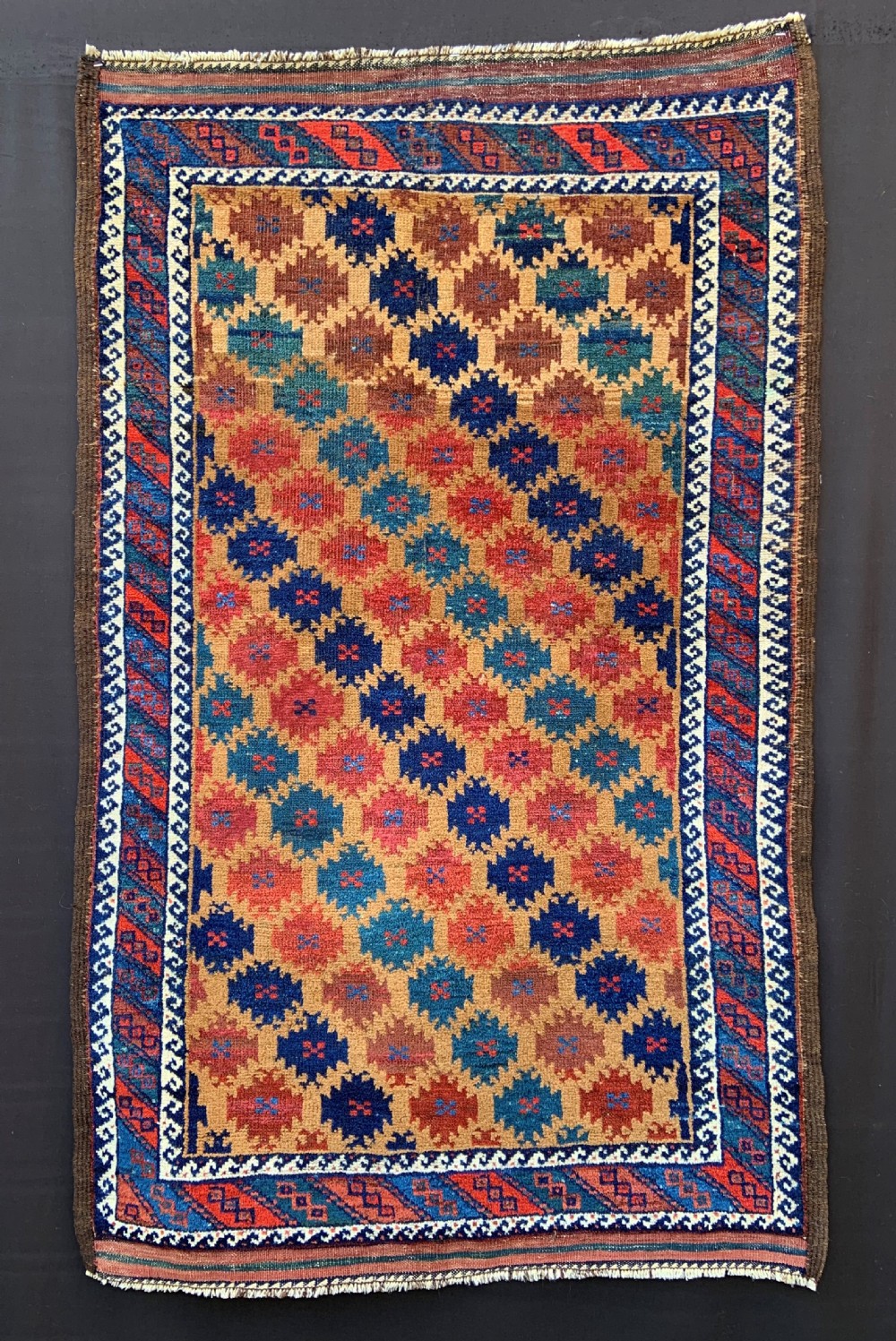 Antique Baluch Tribal Rug, Sistan Region, South-East Persia.