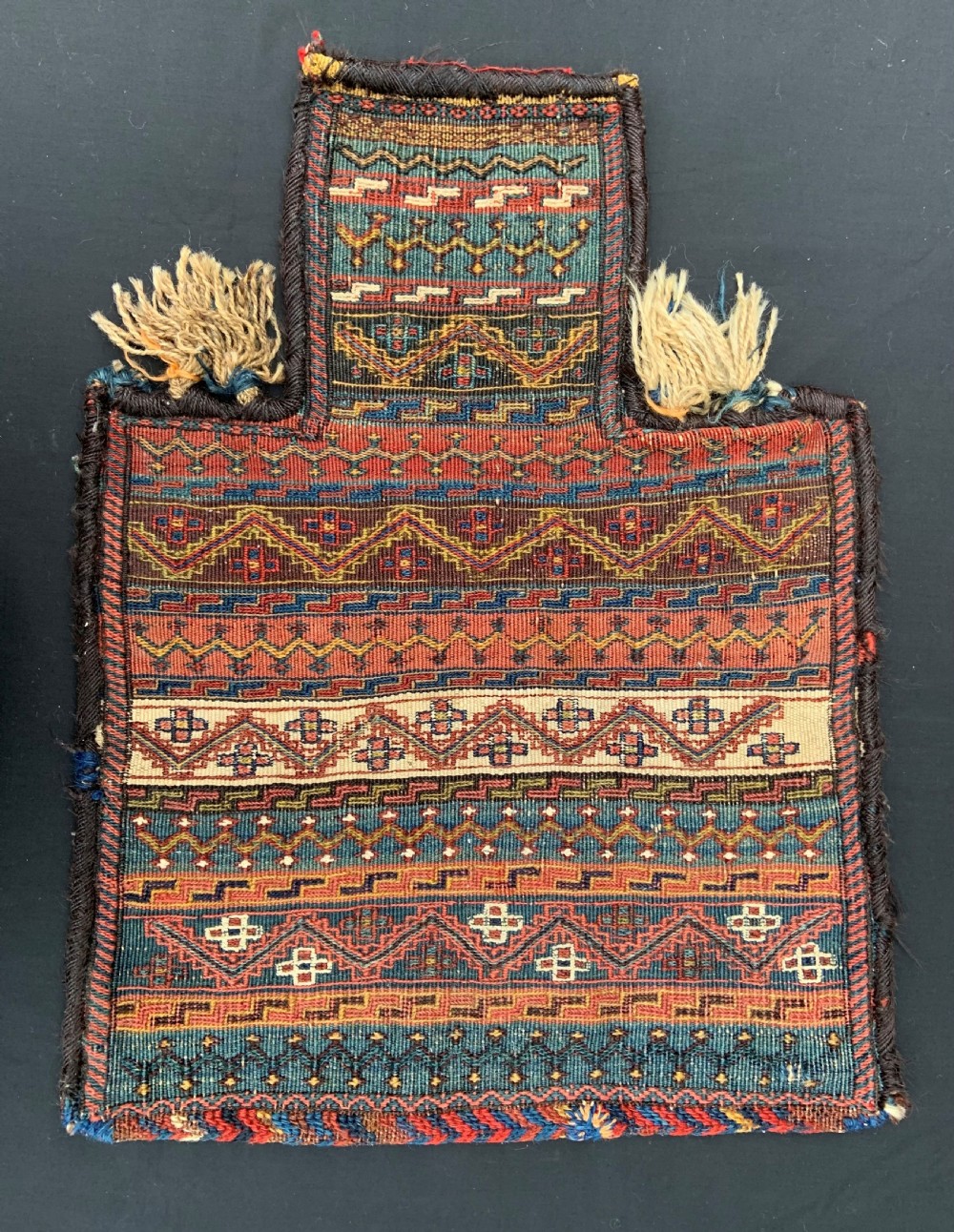 Antique Salt-Bag, Bakhtiari Nomads, The Chahar Mahal Region, Western Persia.