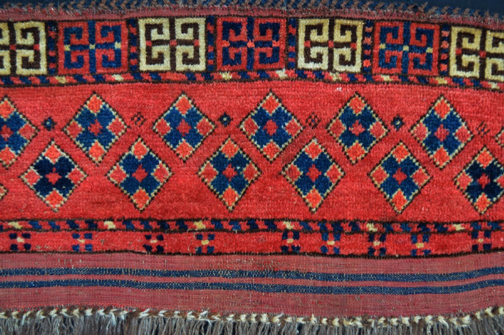 Antique Turkmen Germech, Ersary Tribe, Middle Amu Darya Region, Turkmenistan. View III