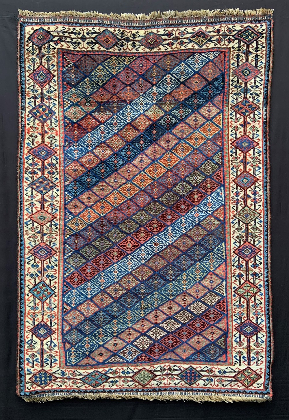 Antique Qashqa'i Rug, Shekarlu Sub-Tribe, Fars Province, South-West Persia.