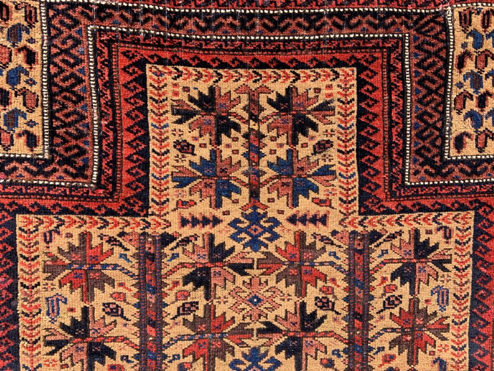 Antique Prayer-Rug, Timuri Tribes, Borderlands of Eastern Persia / Western Afghanistan. View II