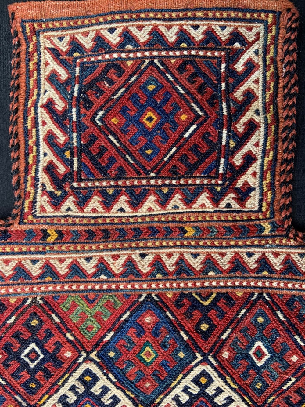 Antique Salt-Bag, Kordi Tribes of Quchan, Khorassan, North-East Persia. View II