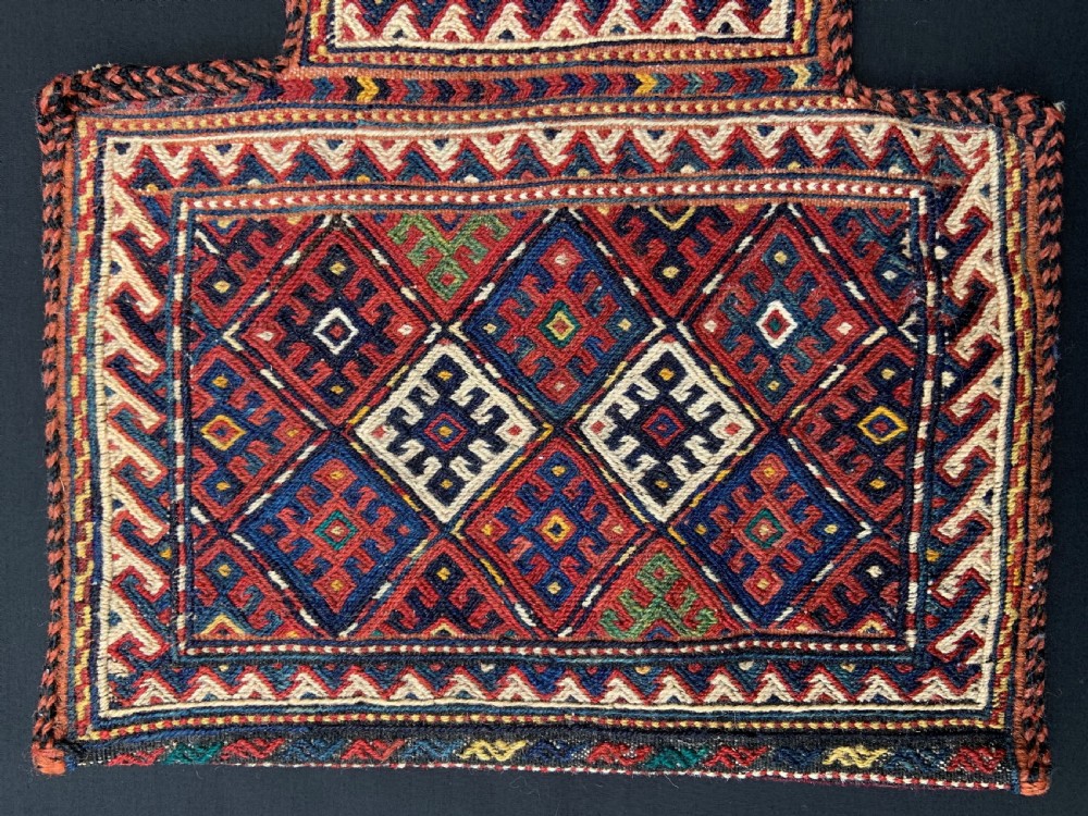 Antique Salt-Bag, Kordi Tribes of Quchan, Khorassan, North-East Persia. View III