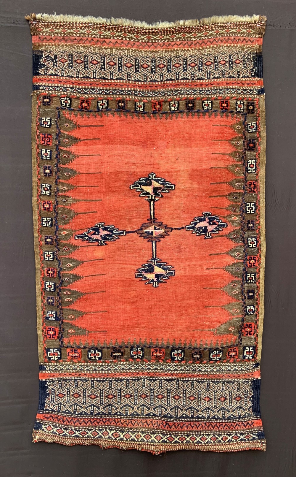 Antique Flatweave Dining Sofreh, Timuri Tribes, Borderlands of Eastern Persia/Western Afghanistan,