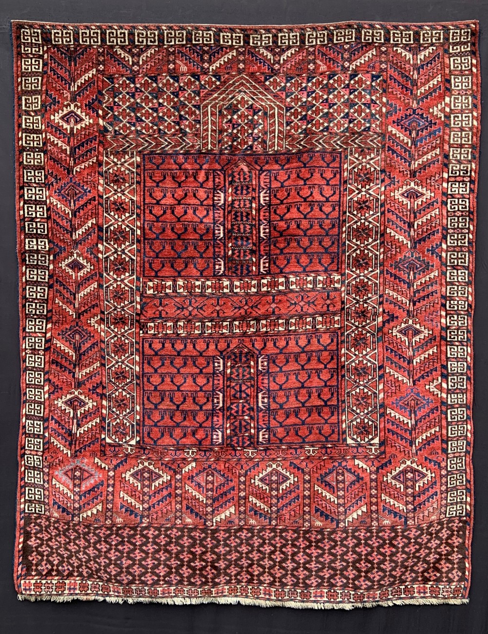 Antique Turkmen Engsi, Teke Tribes, Turkmenistan, Central Asia.