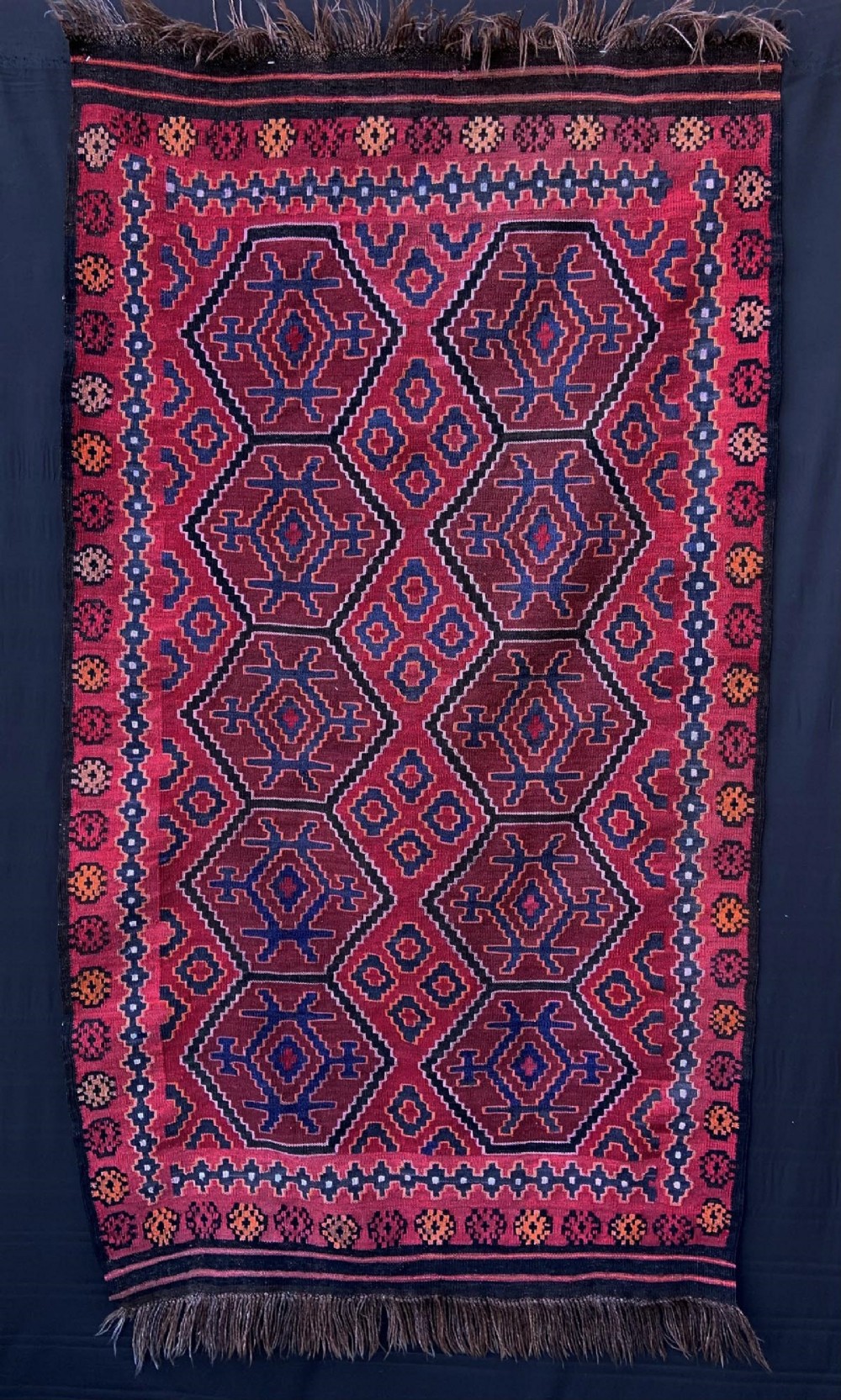 Antique Afghan Kilim, Northern Afghanistan.