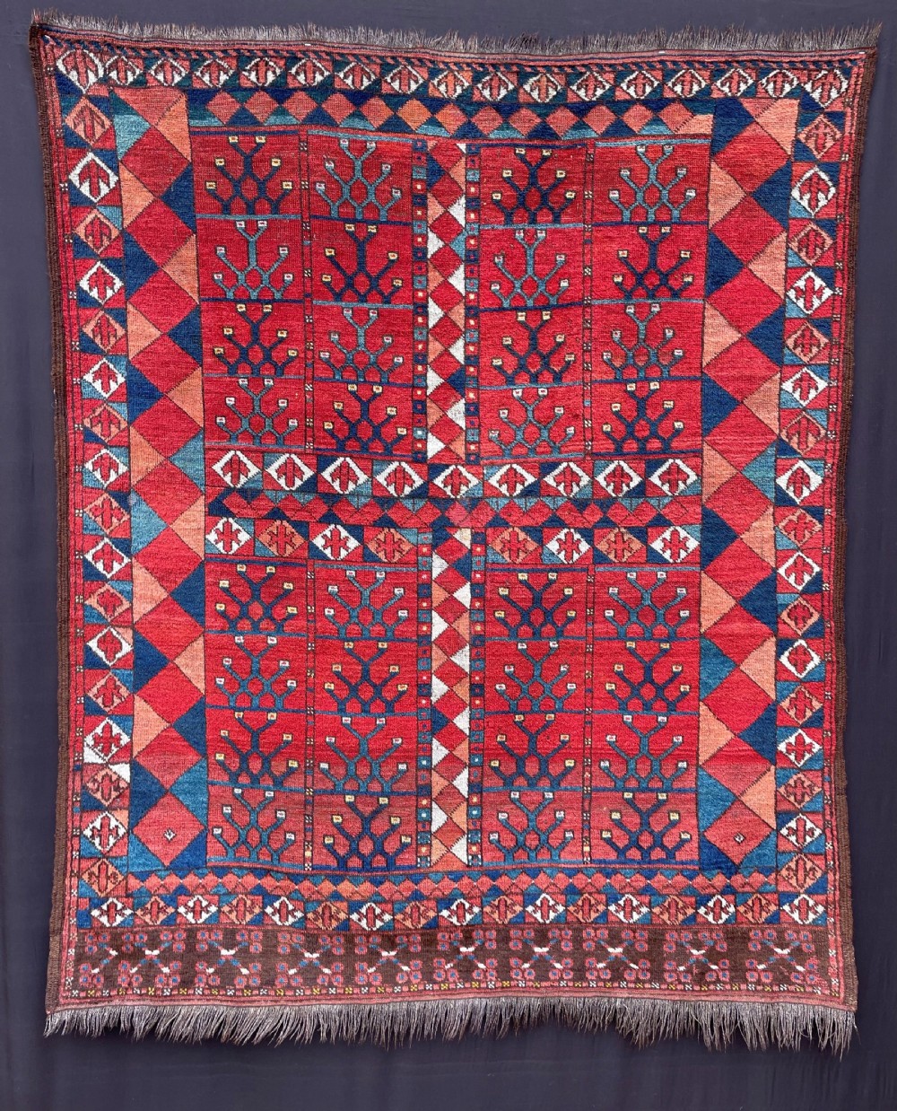 Antique Turkmen Engsi, Ersary Tribes, Middle Amu Darya Region, Turkmenistan, Central Asia.
