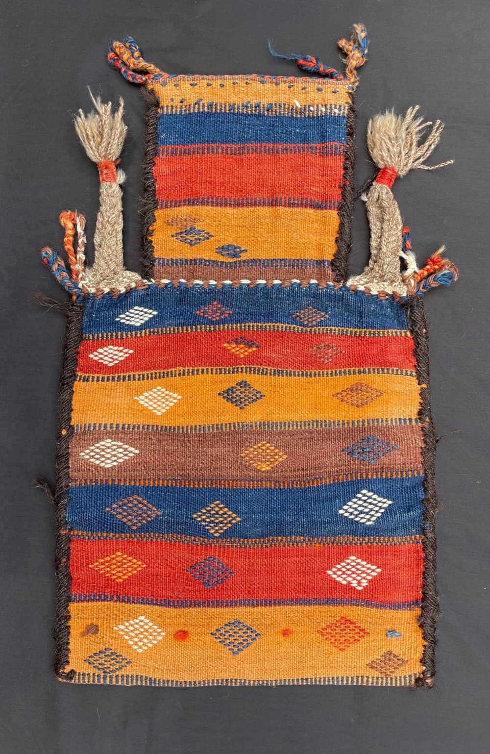 Antique Salt-Bag (namakdan), Luri Nomads, Luristan, Western Persia.