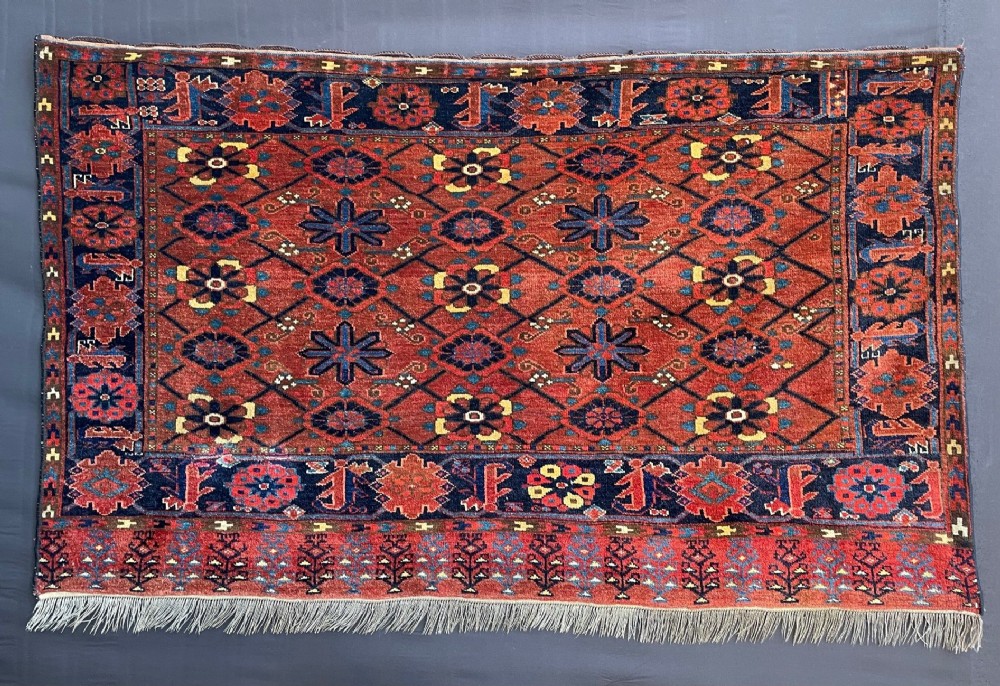 Antique Turkmen Tent-Bag, Ersary Tribes, Middle Amu Darya Region, Turkmenistan, Central Asia.